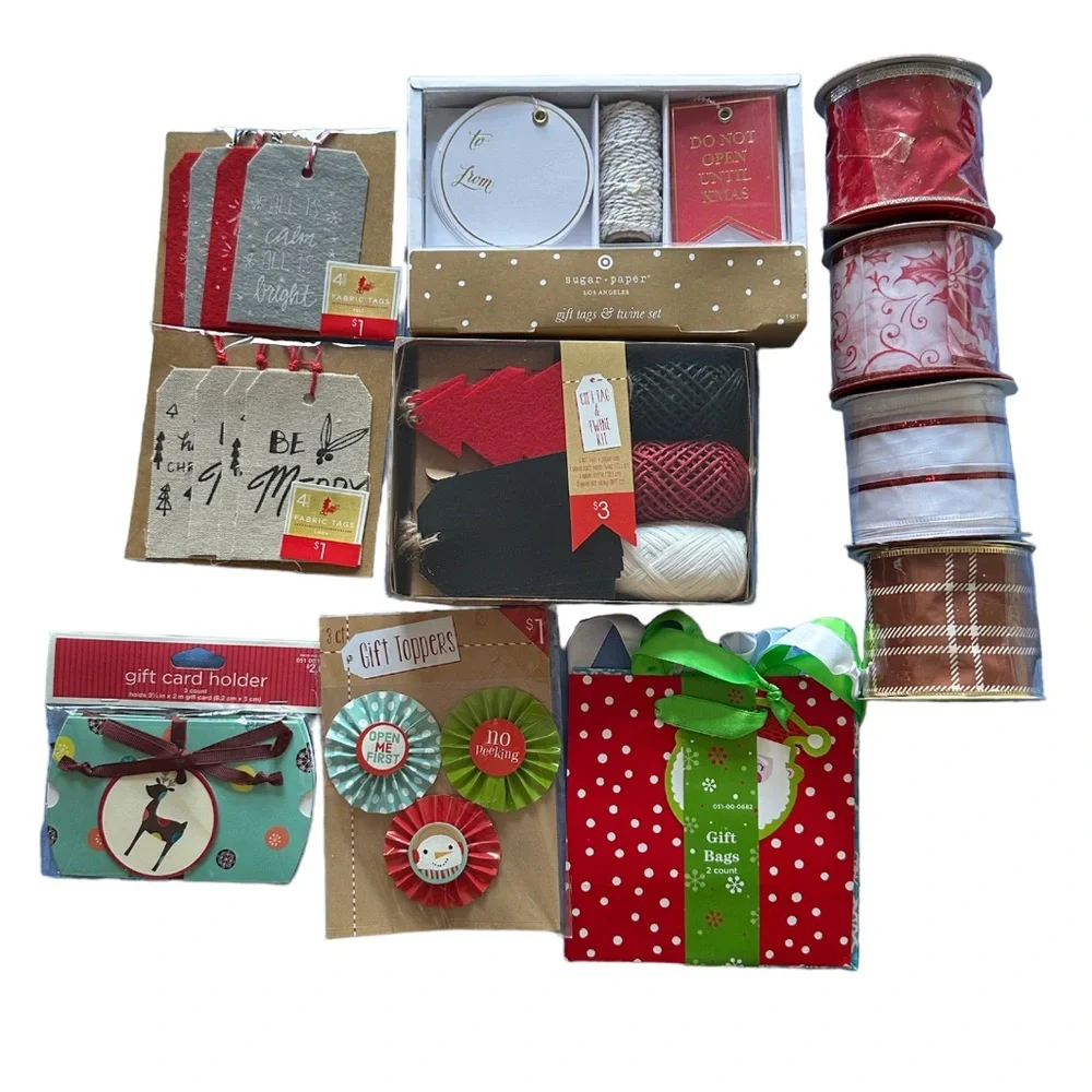 Christmas Holiday Gift Wrap Bundle Set